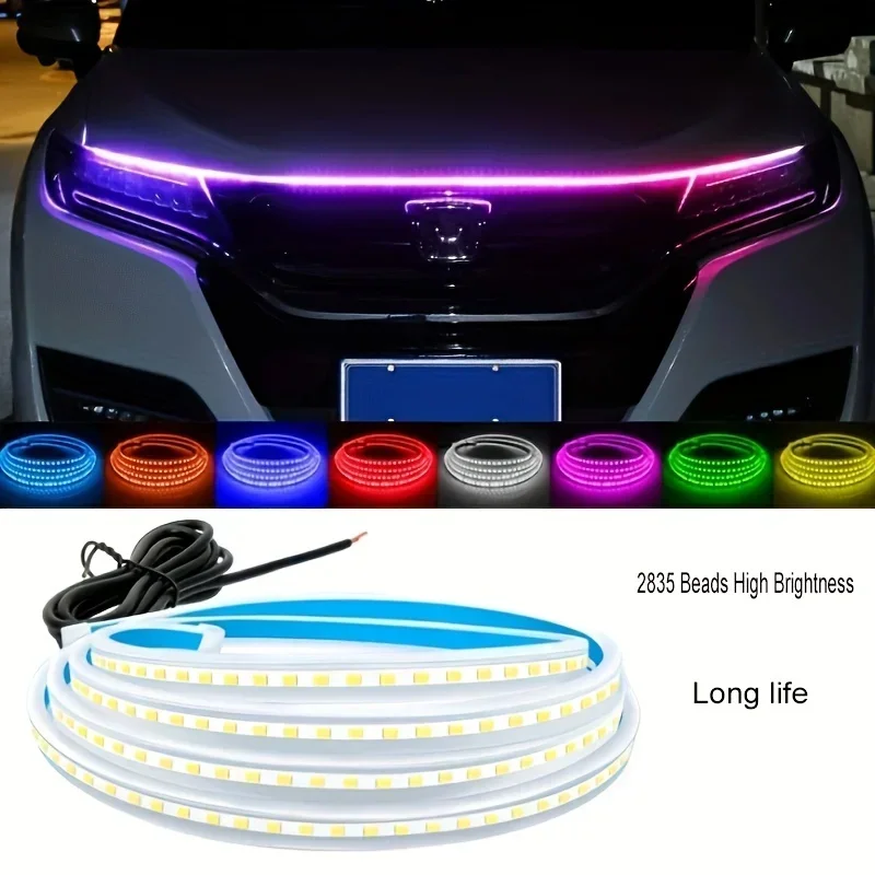 Lighting Bolt Decor - 1Pcs Led Car Hood Lights Universal