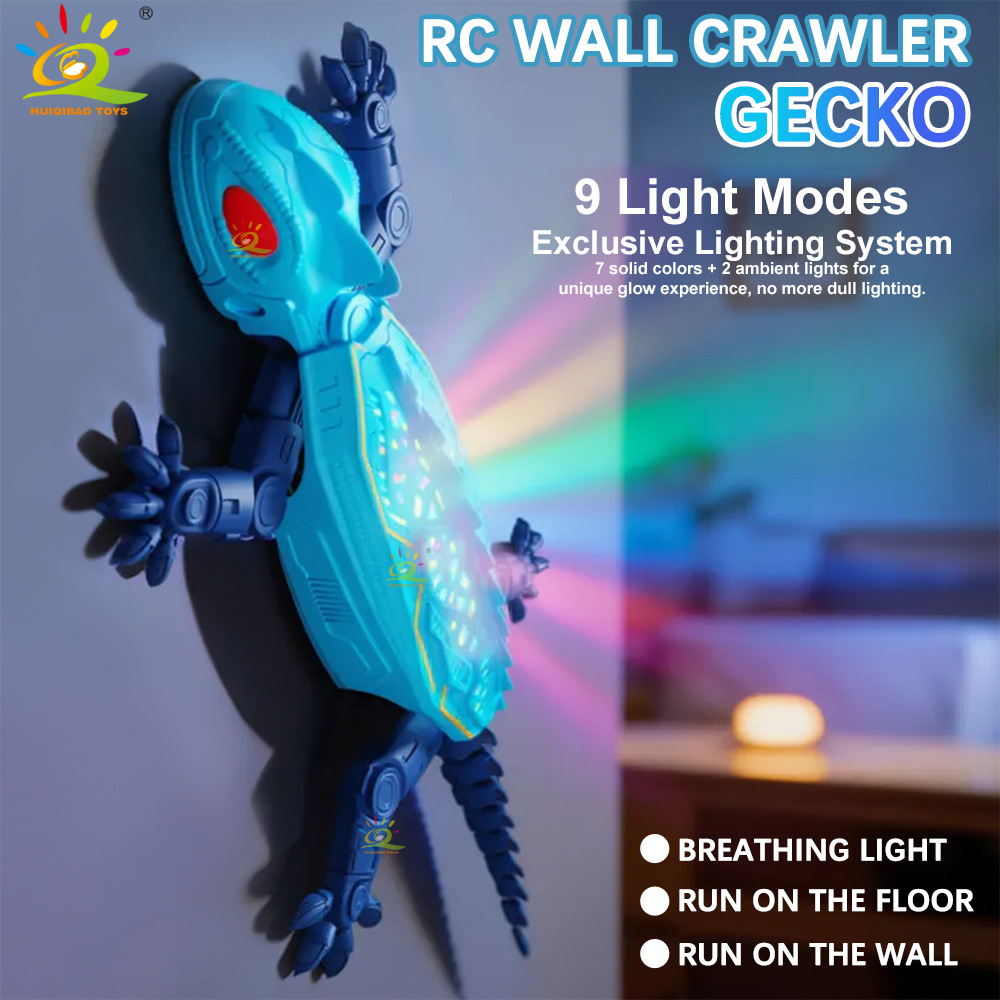 Gecko Lighting & Decor - RC Electric Gecko Toy Features Colorful