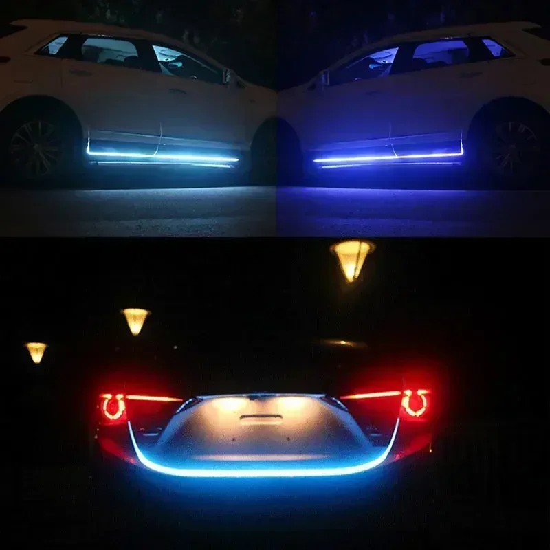 1Pcs Led Car Hood Lights Unive - Lighting Bolt Decor 评论和价格