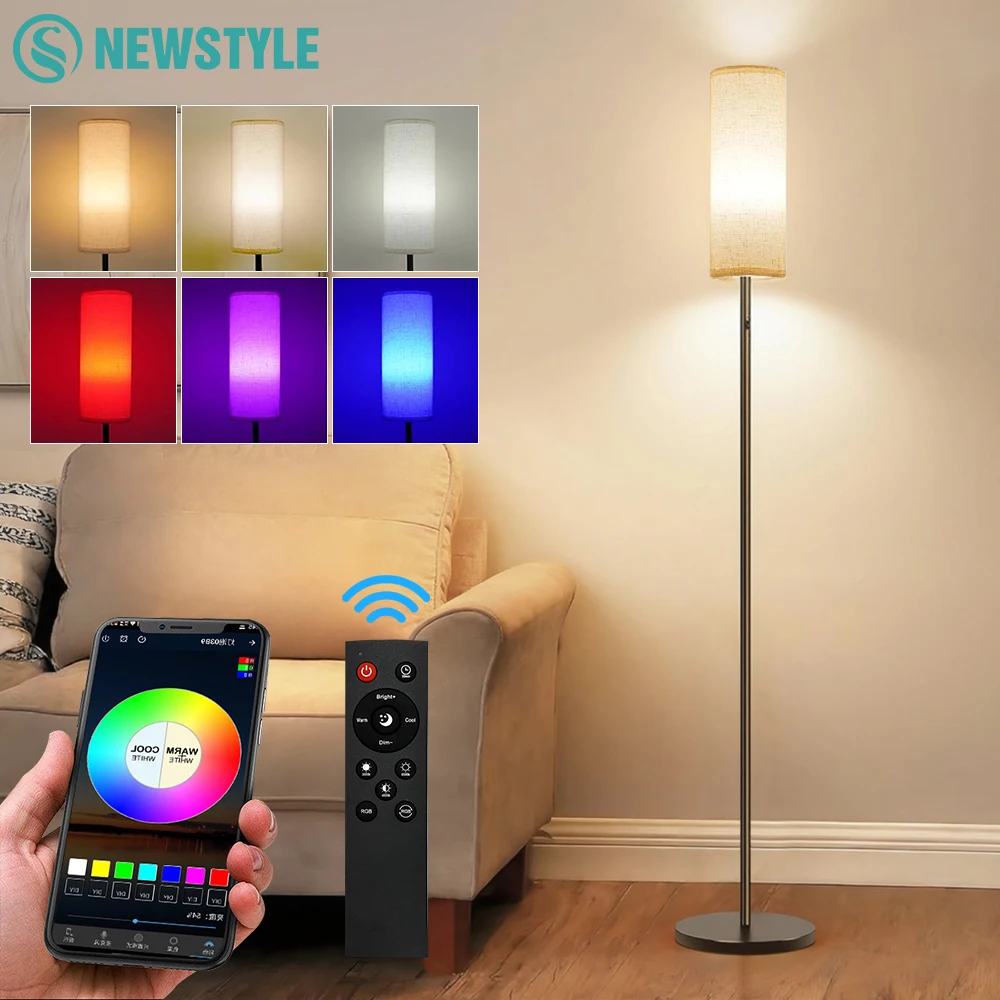 NEWSTYLE RGBW Ambient Floor La - Floor Lamp Tripod 评论和价格