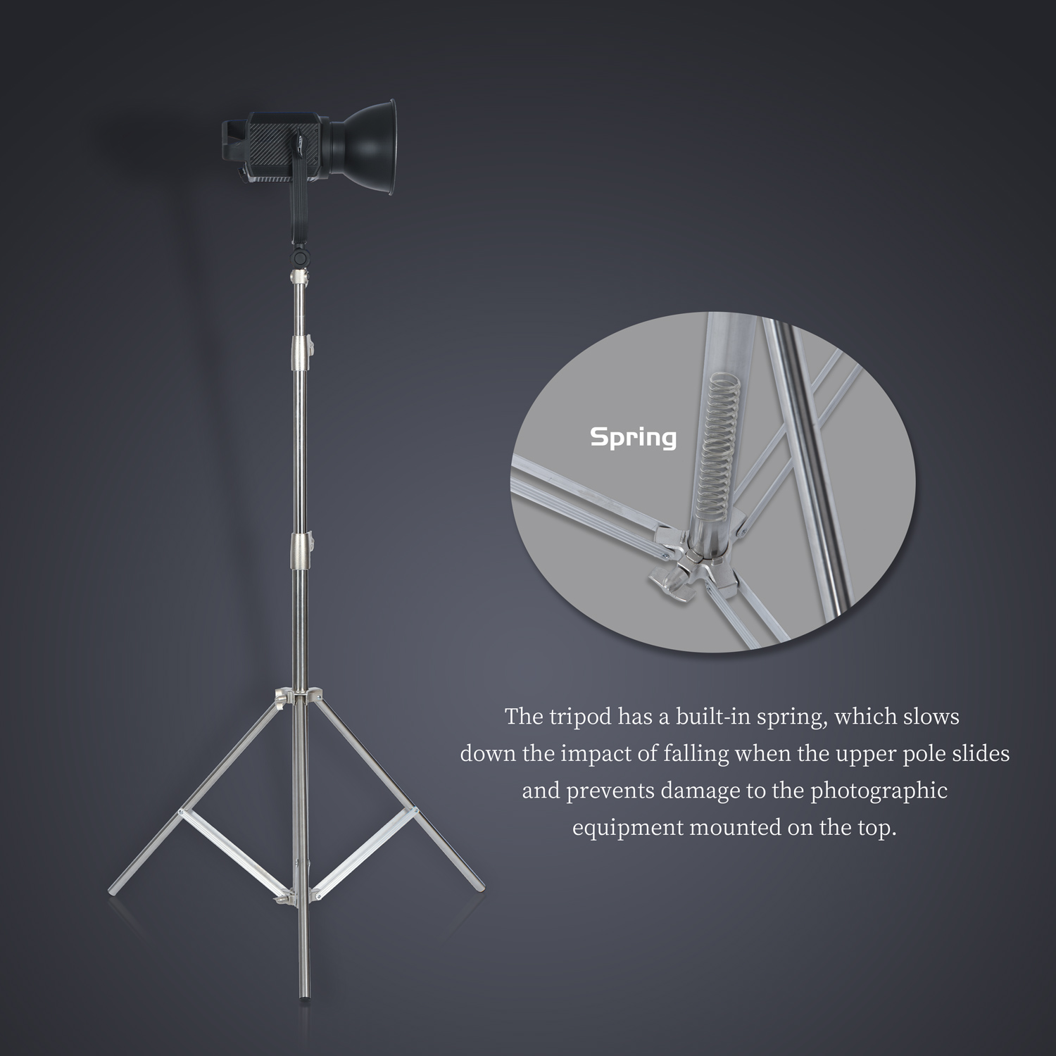 SH 2.8M Stainless Steel Light  - Lighting Gallery 评论和价格