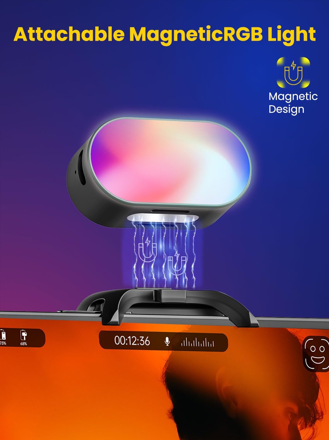 AOCHUAN Mini RGB Magnetic Fill - Lighting Gallery 评论和价格
