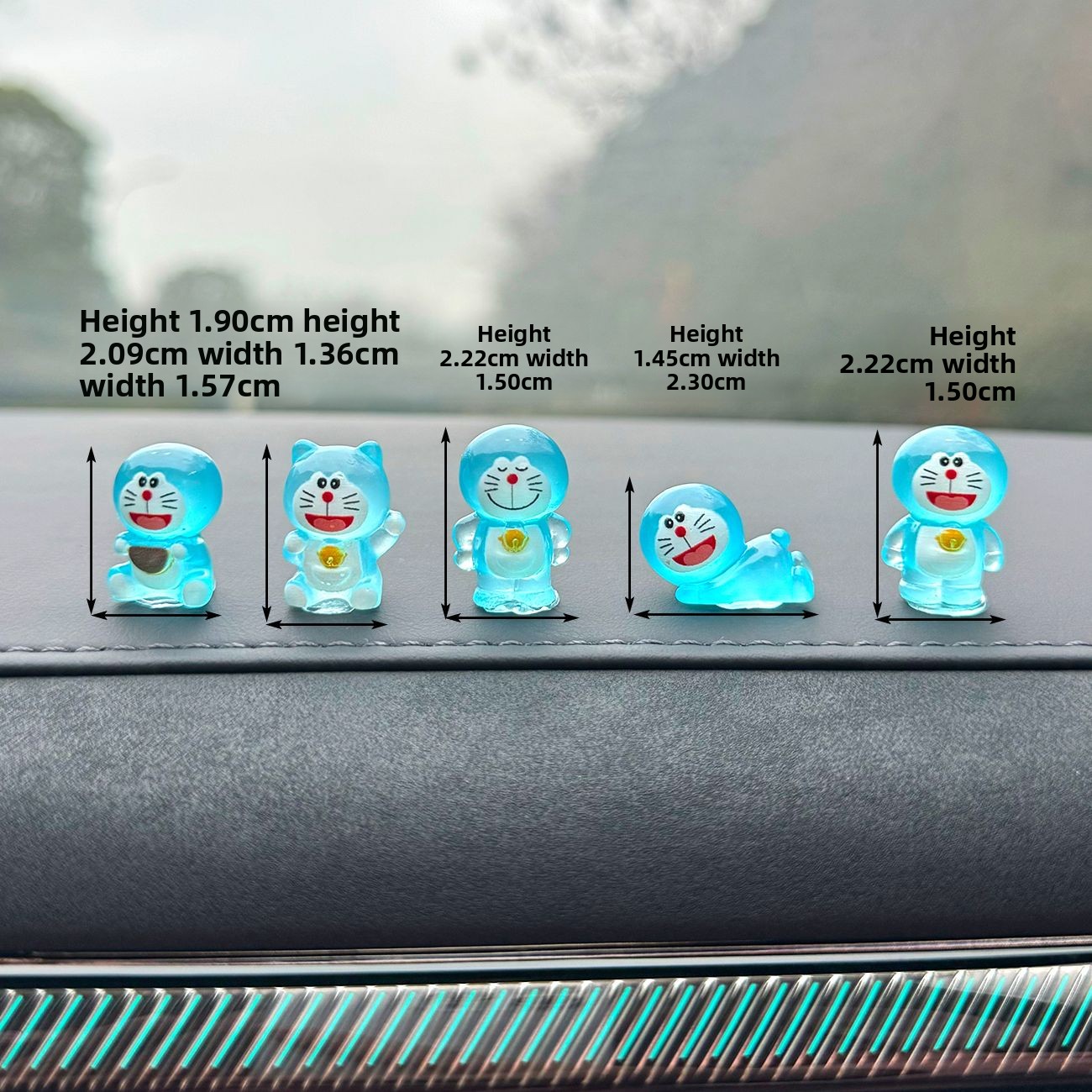 Doraemon Glow Desktop Ornament - Up Lighting Decor 评论和价格