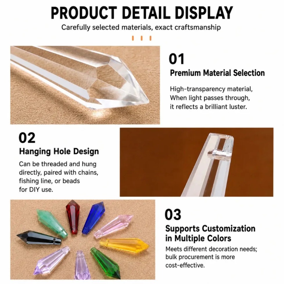 1/5/10PCS K9 High Transparent  - Decor Lighting Fixtures 评论和价格