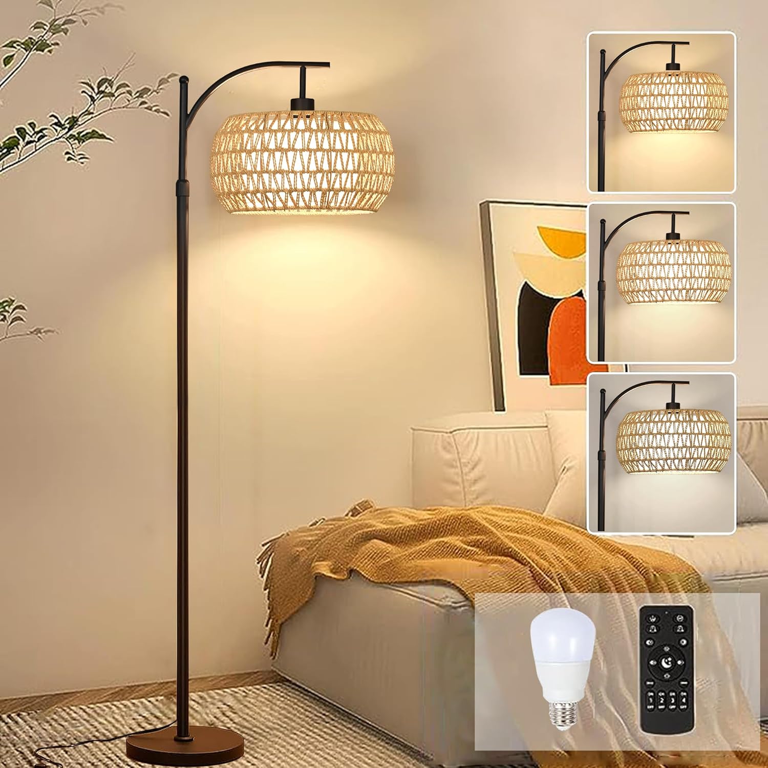 Arc Floor Lamps for Living Roo - Floor Lamp Tripod 评论和价格