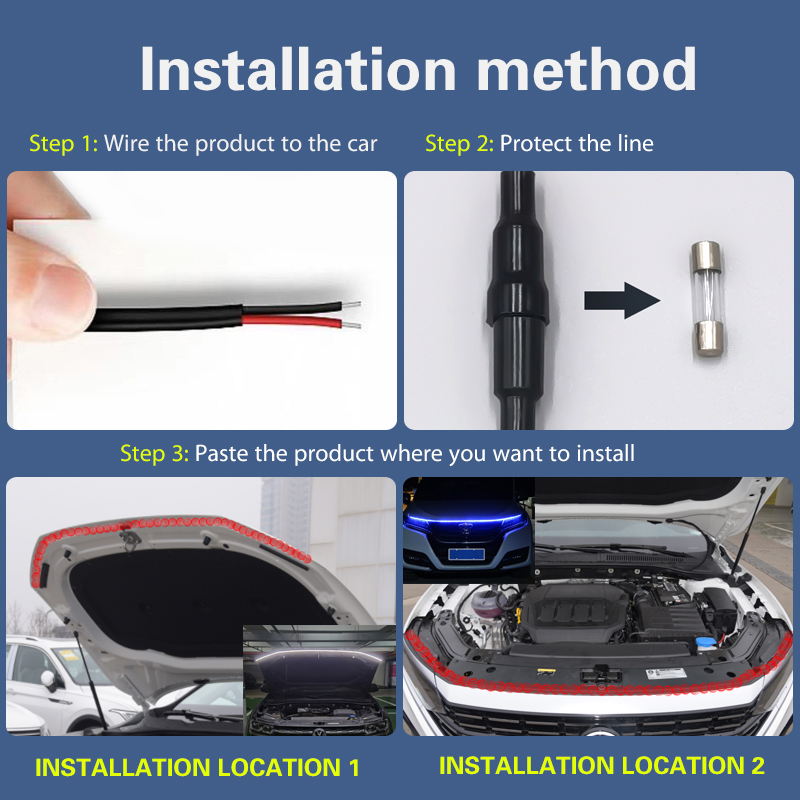 12V Scan Starting Flowing Led  - Lighting Bolt Decor 评论和价格