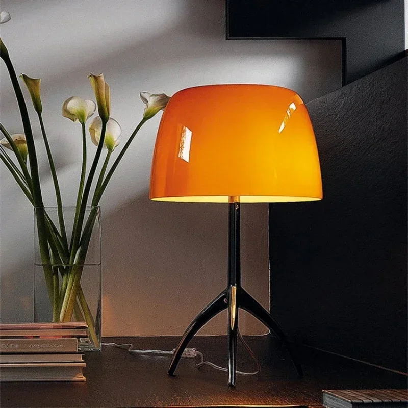 Italian Vintage Glass Table La - Floor Lamp Tripod 评论和价格