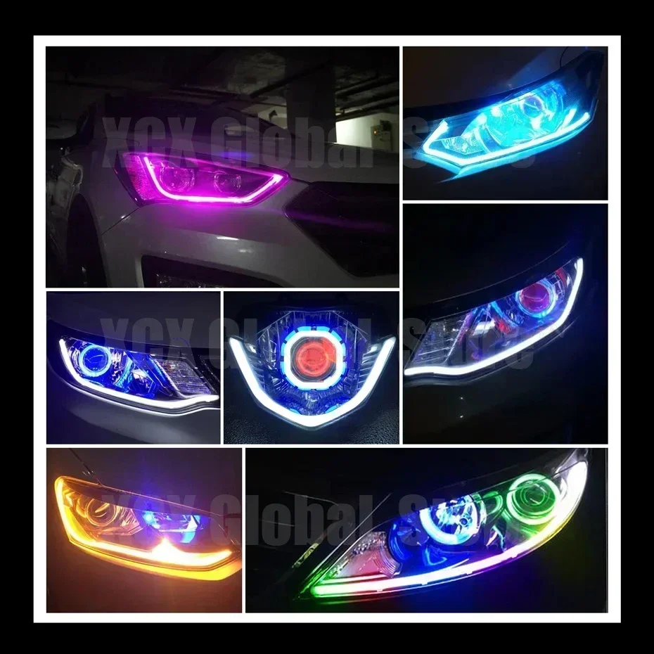 Symphony DRL Car LED Daytime R - Lighting Bolt Decor 评论和价格