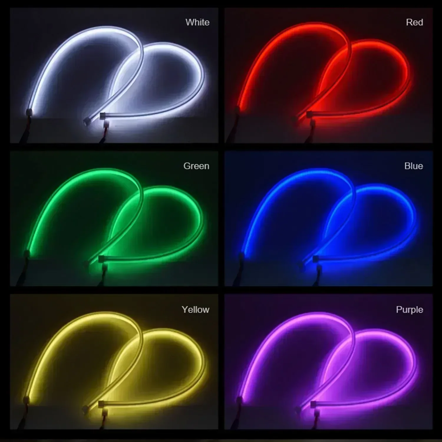 Symphony DRL Car LED Daytime R - Lighting Bolt Decor 评论和价格