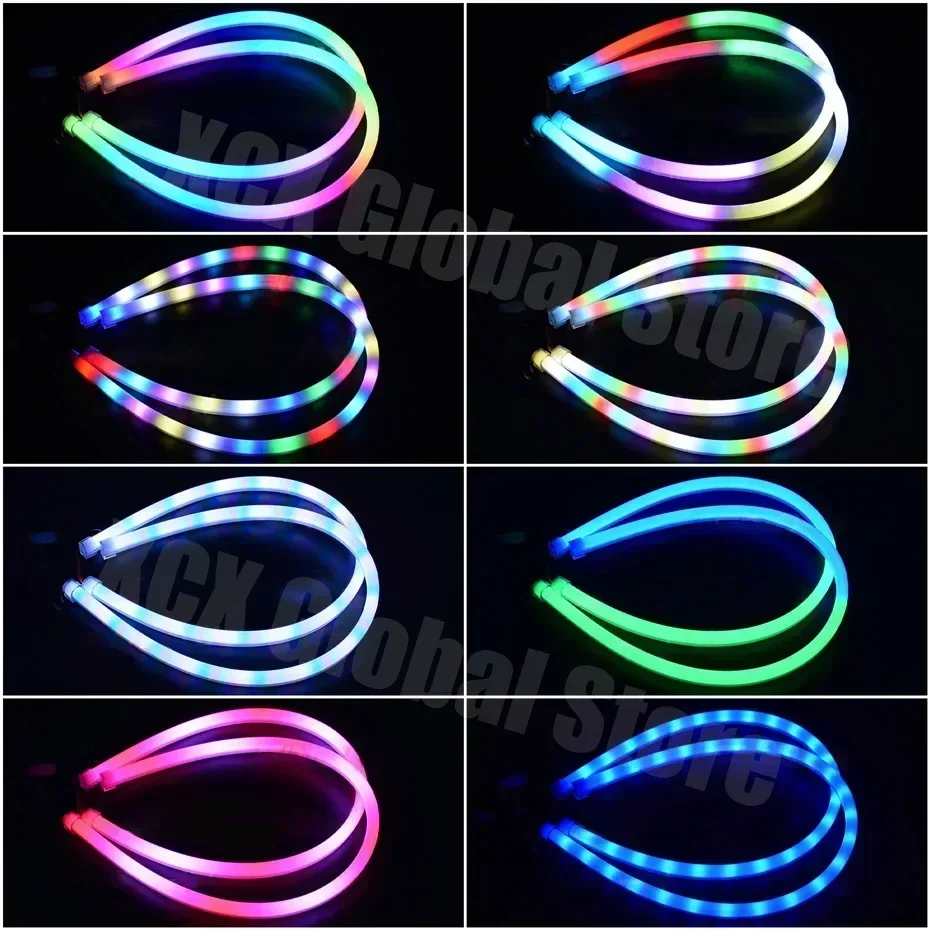 Symphony DRL Car LED Daytime R - Lighting Bolt Decor 评论和价格