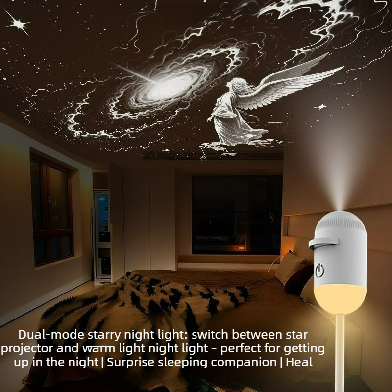 2-in-1 Mini Mood Light Star Pr - Decor Lighting Fixtures 评论和价格