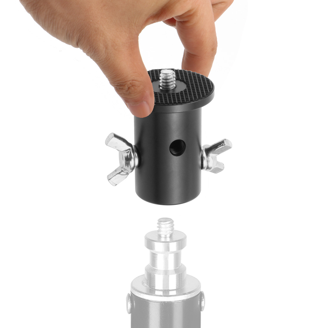 Tripod Light Stand Adapter 1/4 - Lighting Gallery 评论和价格