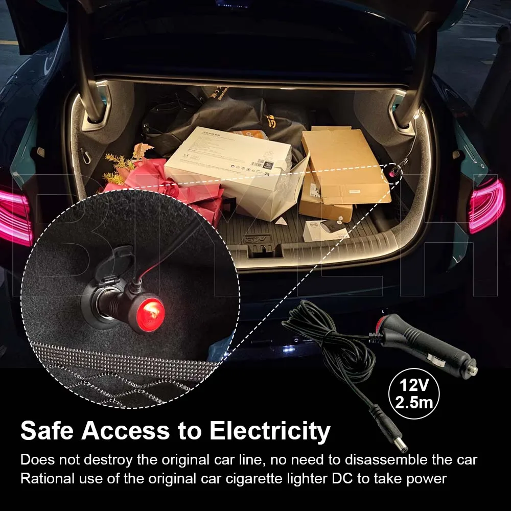 Car Trunk Light Modified Ambie - Lighting Bolt Decor 评论和价格