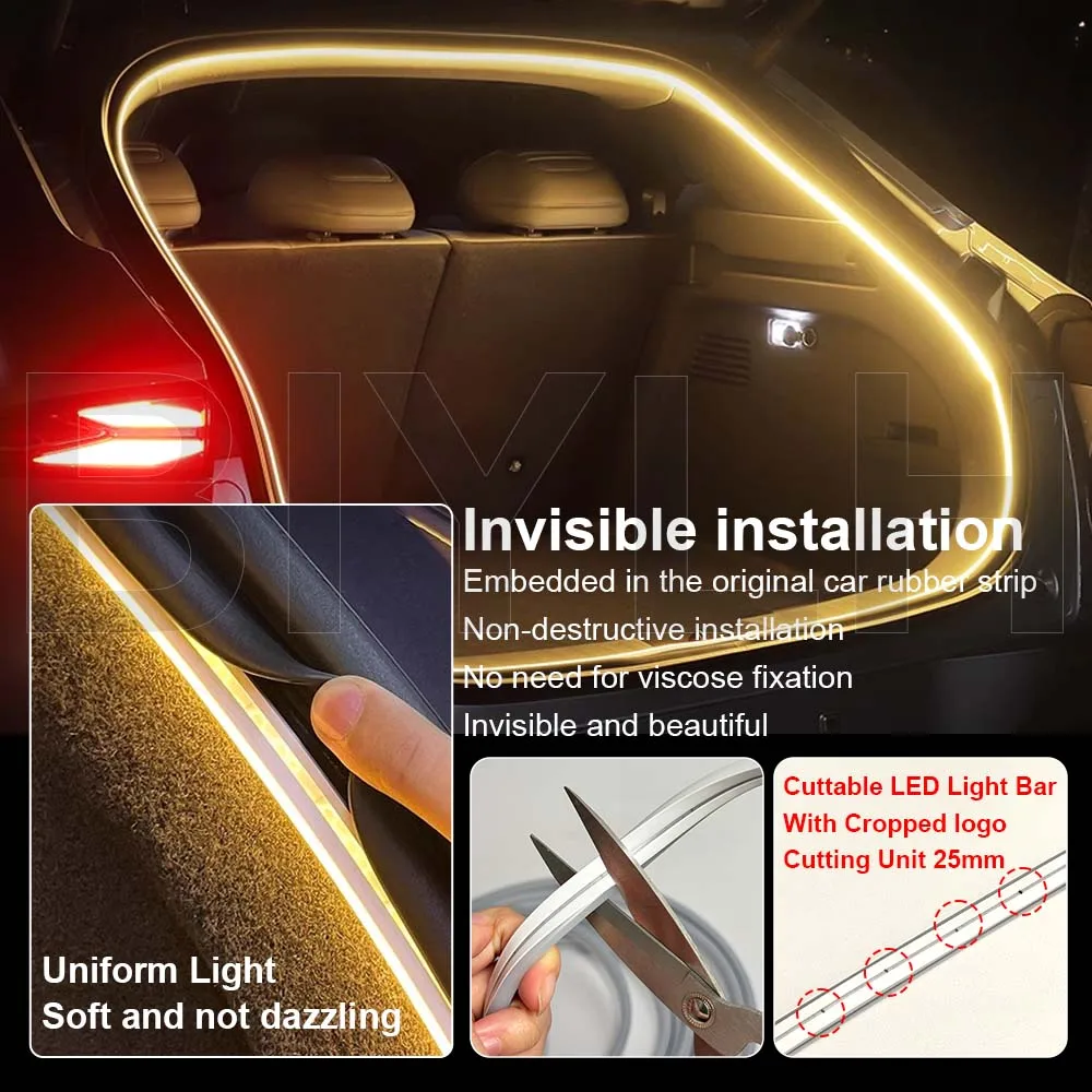 Car Trunk Light Modified Ambie - Lighting Bolt Decor 评论和价格