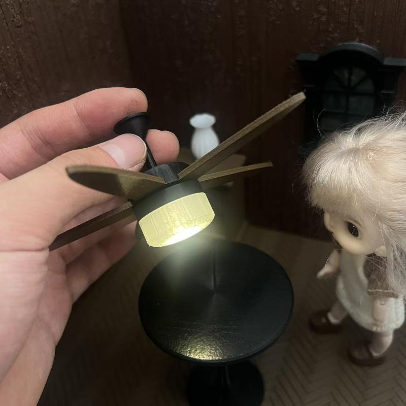 Miniature Ceiling Fan with LED - Lighting Gallery 评论和价格