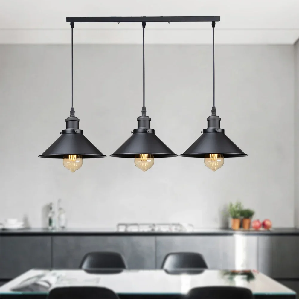 Black Vintage Pendant Light Re - Decor Lighting Fixtures 评论和价格